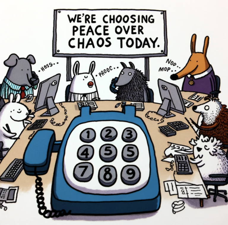 choosing peace over chaos image